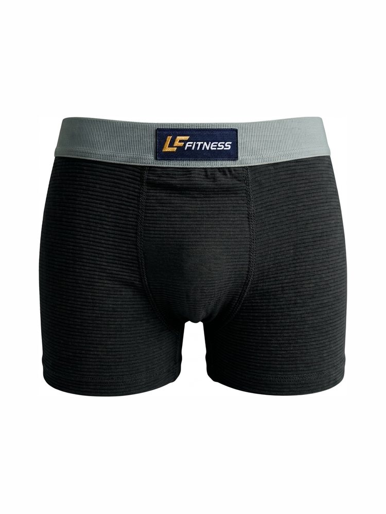 Cueca boxer preta Luanzzo Fitness