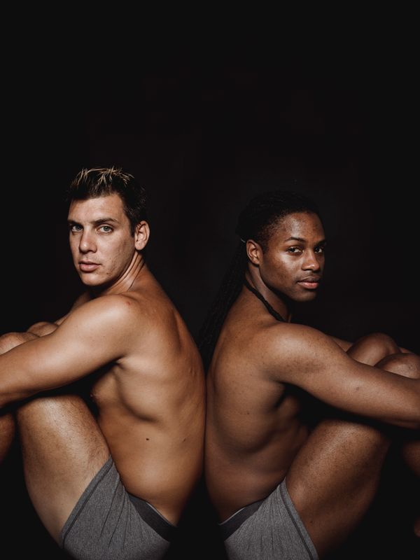 Cueca boxer branca Luanzzo Fitness