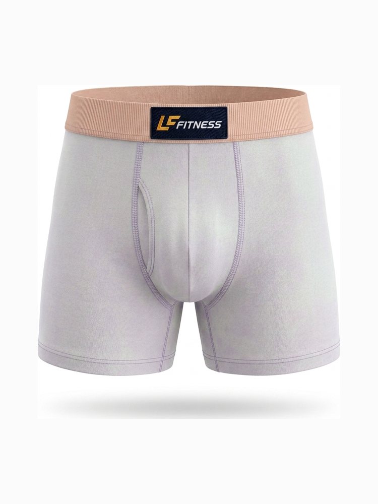 Cueca boxer lilás Luanzzo Fitness
