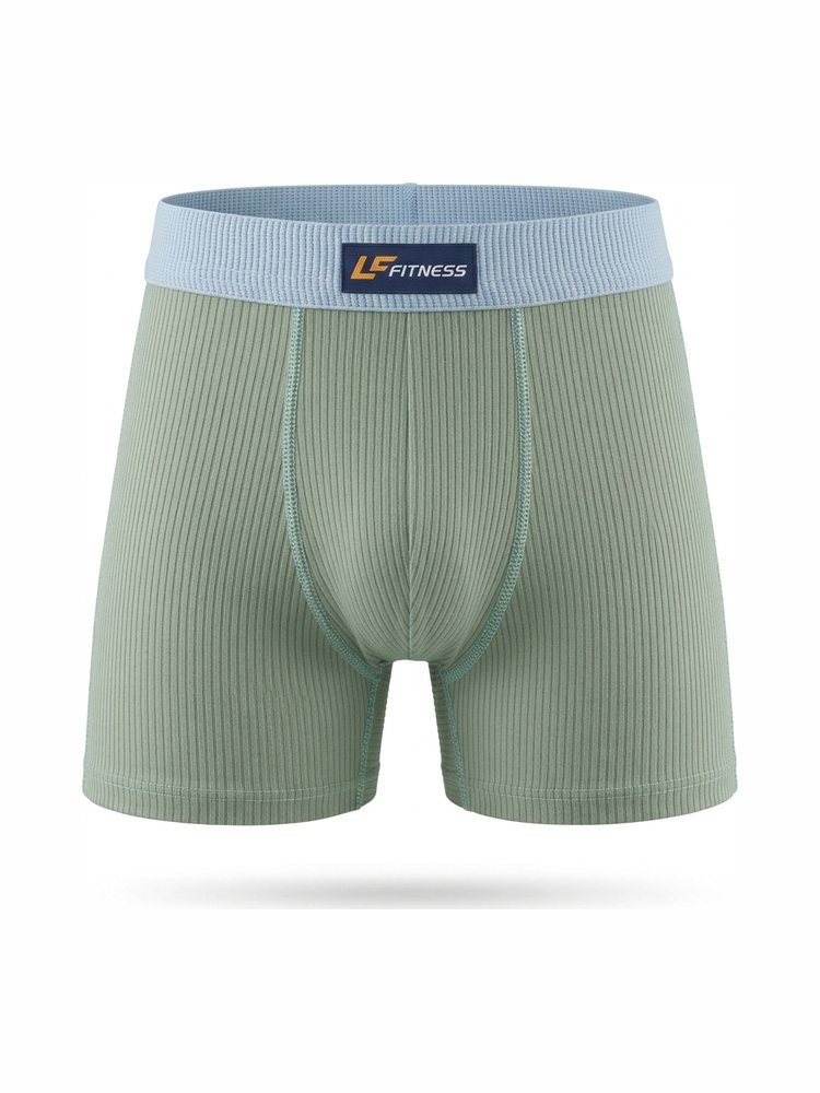 Cueca boxer verde sálvia Luanzzo Fitness