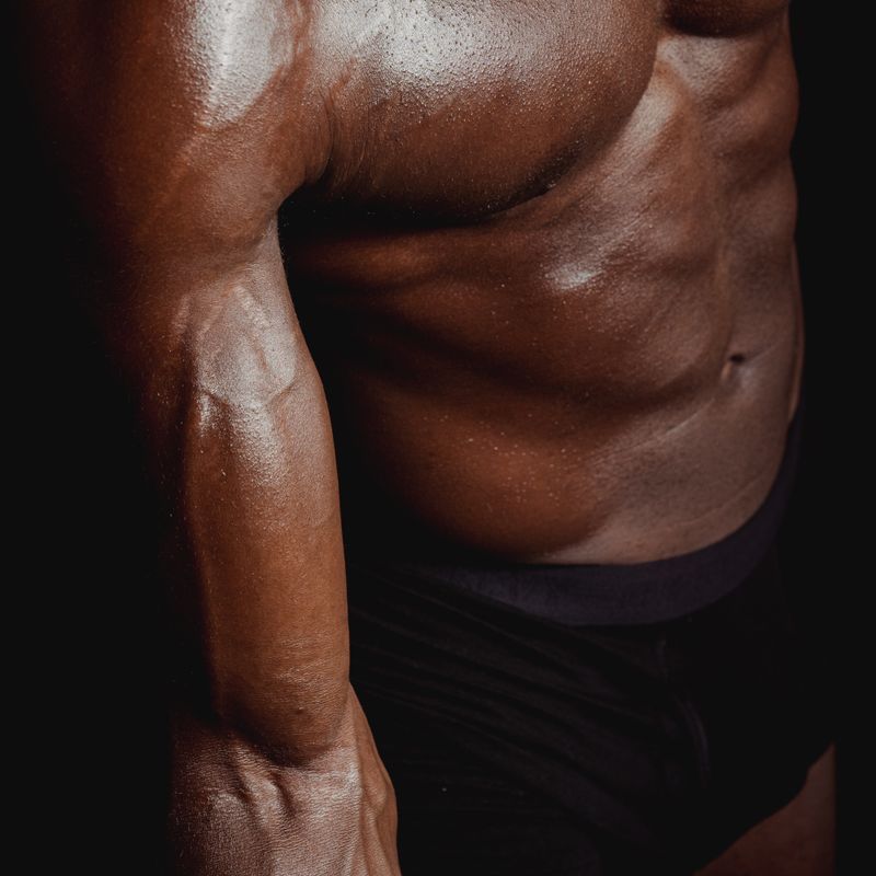 Detalhe do tecido da cueca Luanzzo Fitness